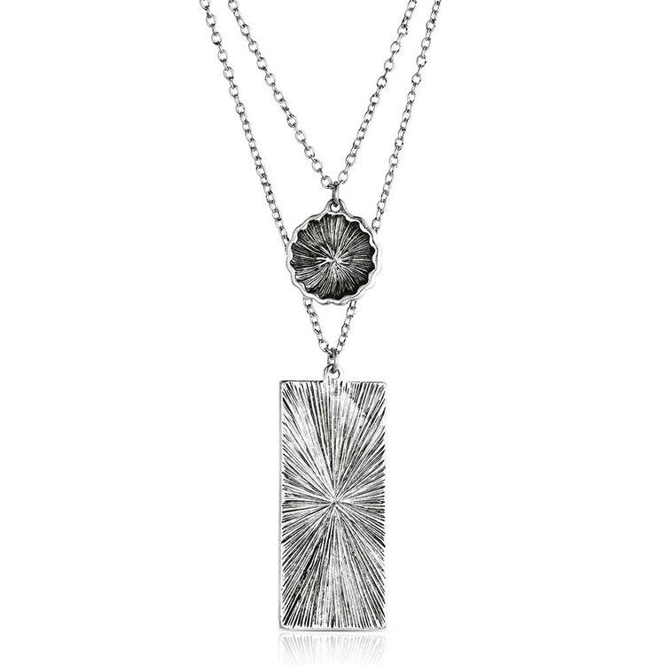 Attitude Bar B Pink Necklace