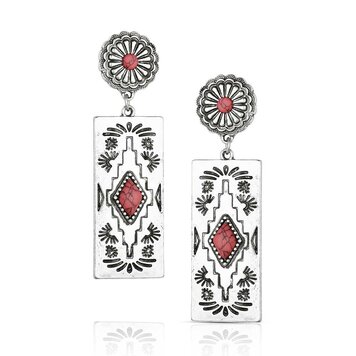 Attitude Bar B Pink Earrings