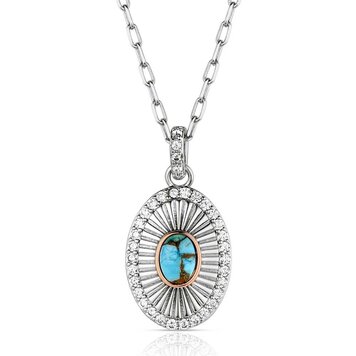 Montana Silversmiths Turquoise Sunburst Necklace