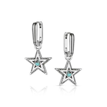 Montana Silversmiths Lucky Star Turquoise Earrings