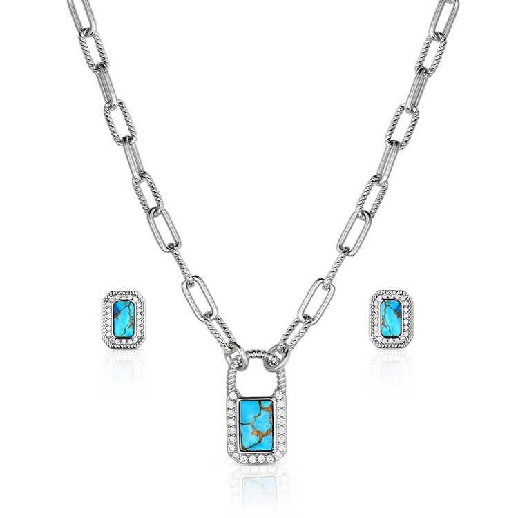 Montana Silversmiths Turquoise Glam Jewelry Set