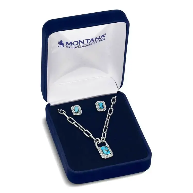 Montana Silversmiths Turquoise Glam Jewelry Set