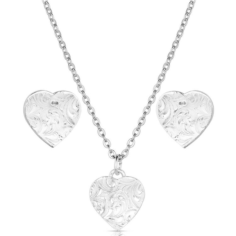Montana Silversmiths Pure Heart Jewelry Set