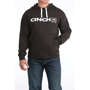 Cinch Fleece Logo Hoodie Brown