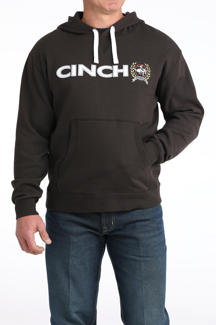 Cinch Fleece Logo Hoodie Brown