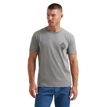 Wrangler Steer Aztec Tee Grey