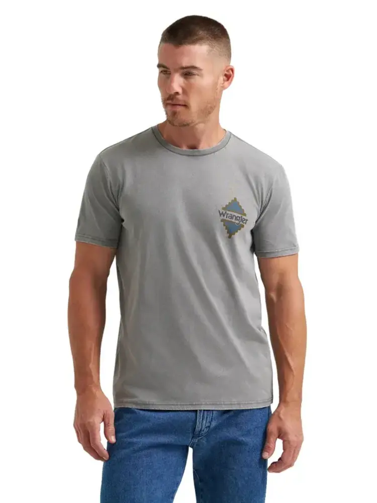 Wrangler Steer Aztec Tee Grey