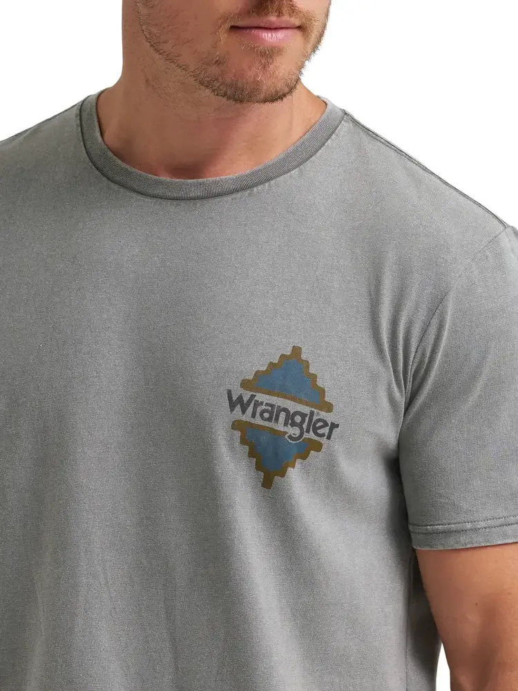 Wrangler Steer Aztec Tee Grey