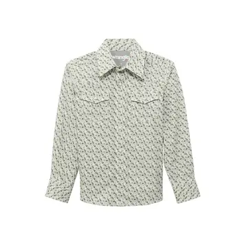 Wrangler Youth Desert Snap Green