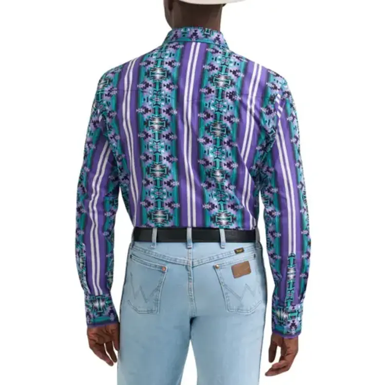 Wrangler Stripe Aztec Checotah Purple