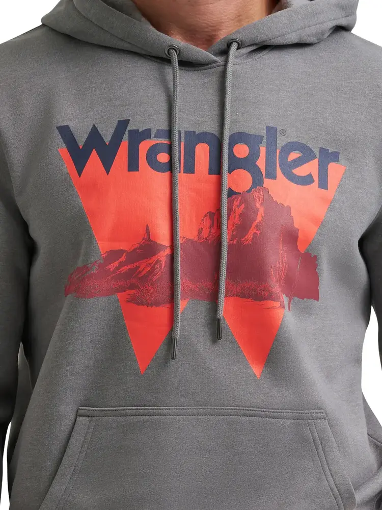 Wrangler West Dawning Hoodie Grey