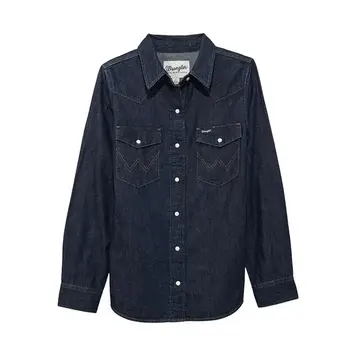 Wrangler Dark Denim Snap