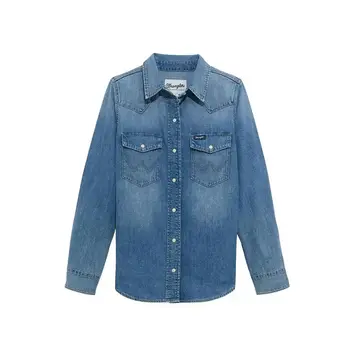 Wrangler Light Denim Snap