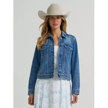 Wrangler Unlined Denim Jacket Light Wash