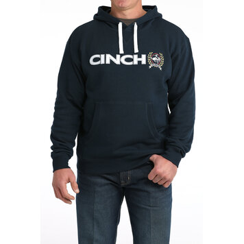 Cinch Varsity Logo Hoodie Navy