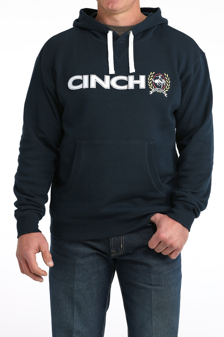 Cinch Varsity Logo Hoodie Navy