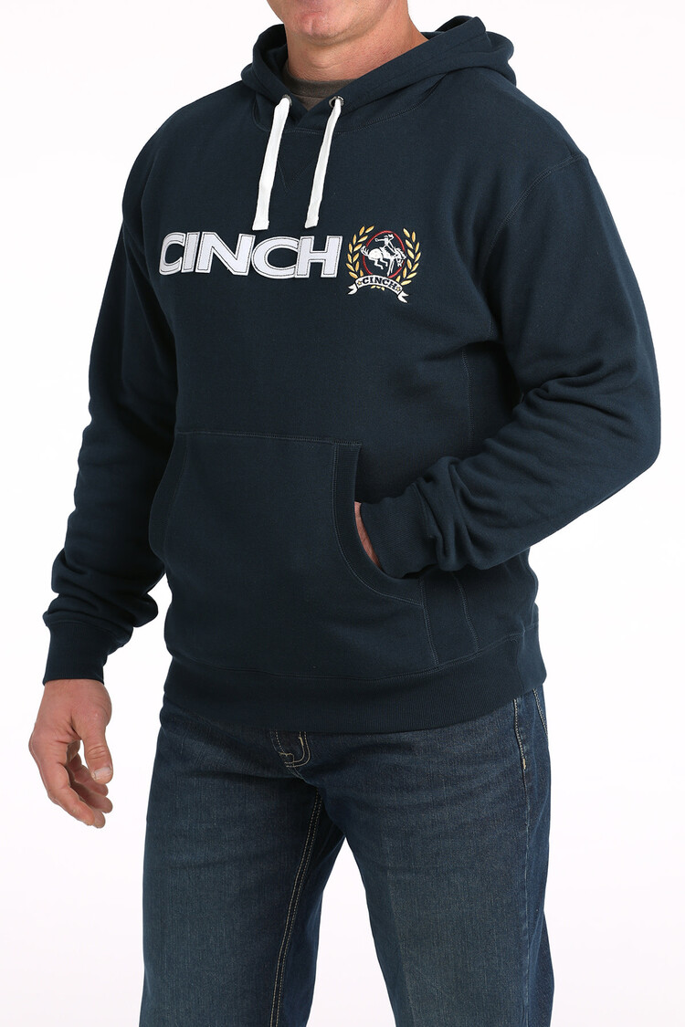 Cinch Varsity Logo Hoodie Navy