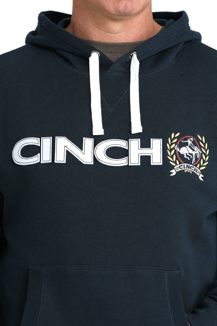 Cinch Varsity Logo Hoodie Navy