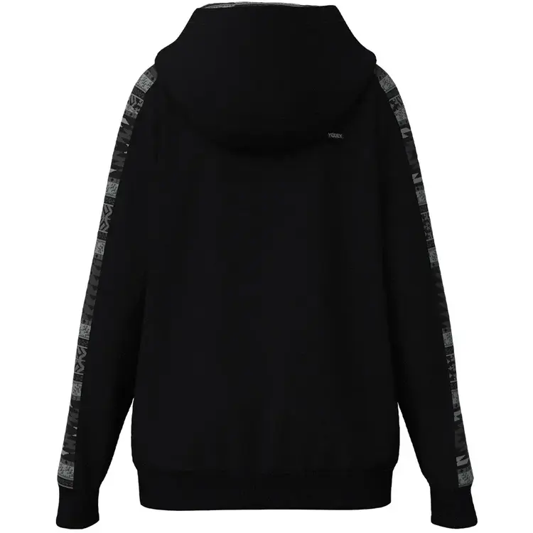 HOOey Youth The Canyon Hoodie Black with Grey Aztec