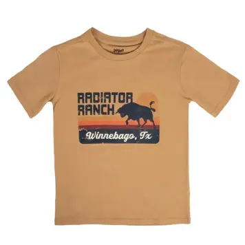 Rock & Roll Denim Youth Radiator Ranch Tee Camel