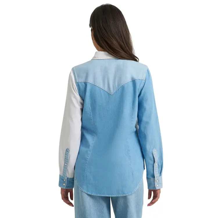 Wrangler Retro Pieced Denim Snap