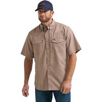 Wrangler Performance Snap Classic Fit Tan