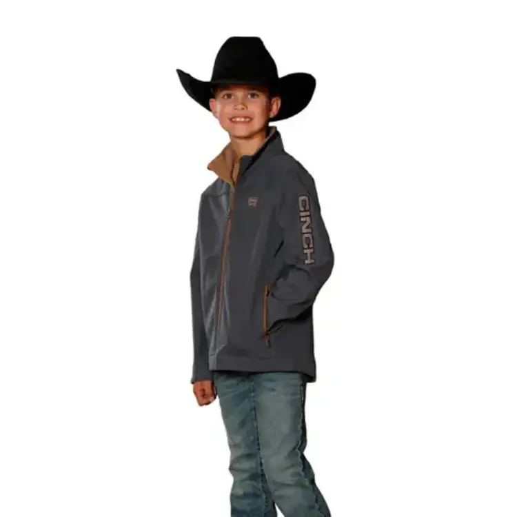 Cinch Youth Bonded Jacket Blue Brown