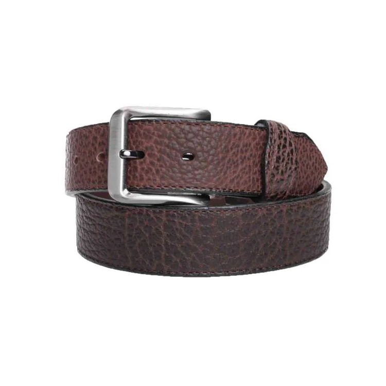 Gingerich Leather LLC Richland Dark Bison Belt 1.5"