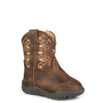 Roper Infant Bailey Brown Floral Zip