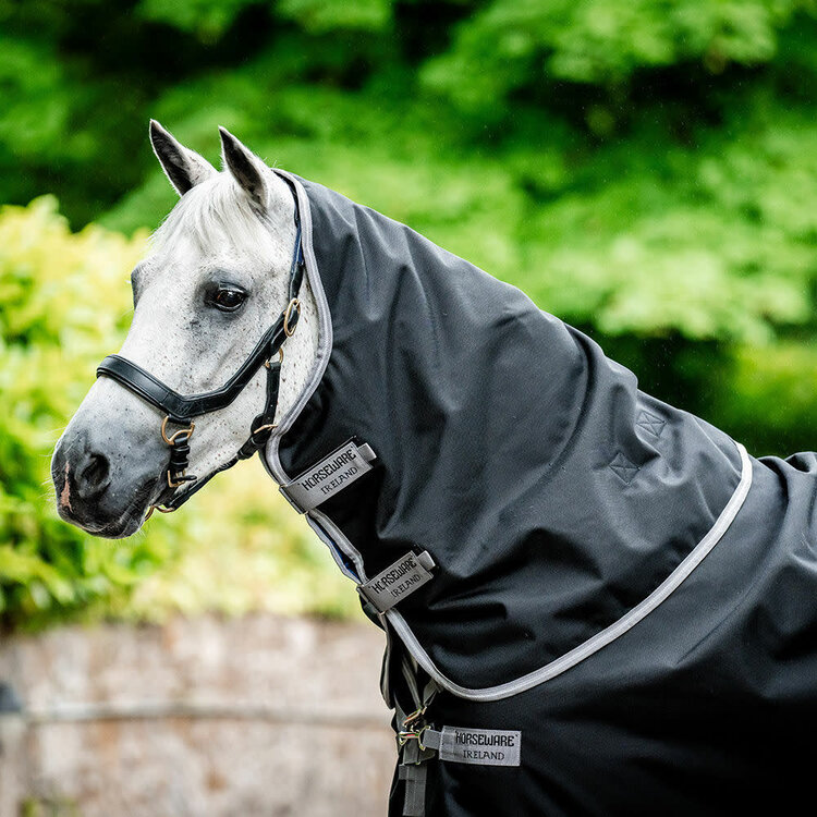 Horseware Rambo Supreme 1680D Turnout Black Grey 0g Light