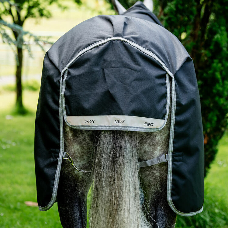 Horseware Rambo Supreme 1680D Turnout Black Grey 0g Light