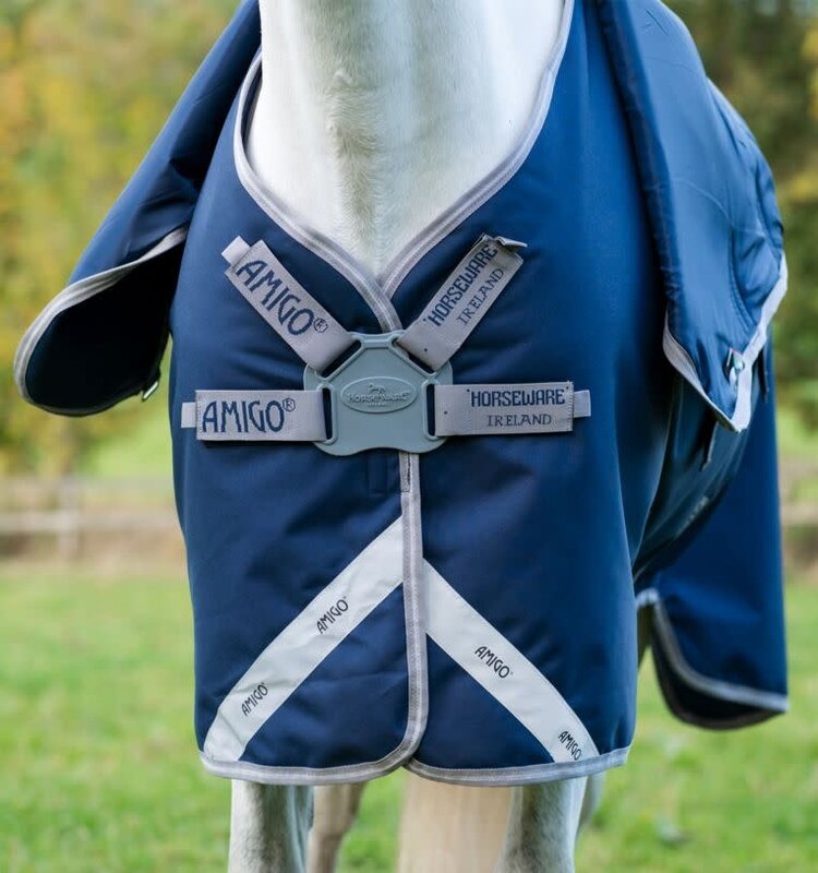 Horseware Amigo 1200D FieldSafe Plus Turnout 100g Navy Grey