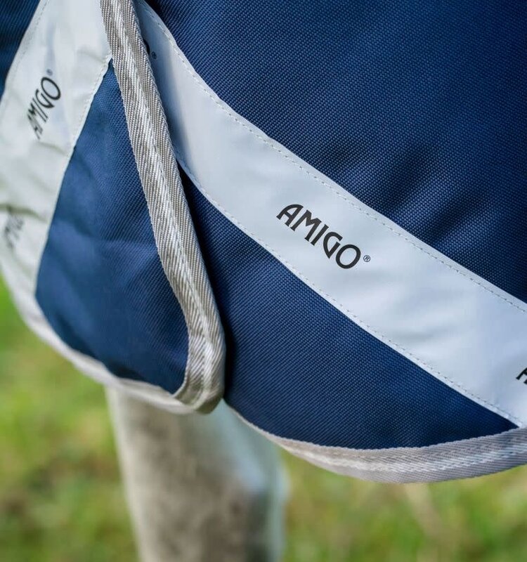 Horseware Amigo 1200D FieldSafe Plus Turnout 100g Navy Grey