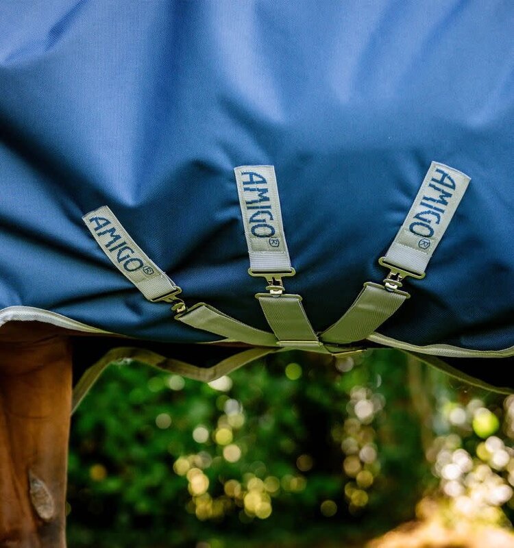 Horseware Amigo 1200D FieldSafe Plus Turnout 100g Navy Grey