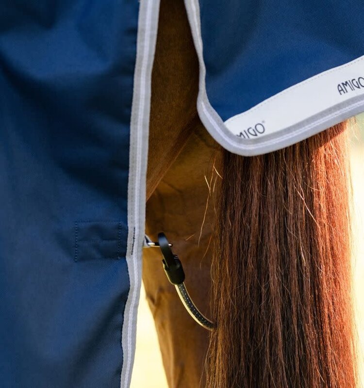 Horseware Amigo 1200D FieldSafe Plus Turnout 100g Navy Grey