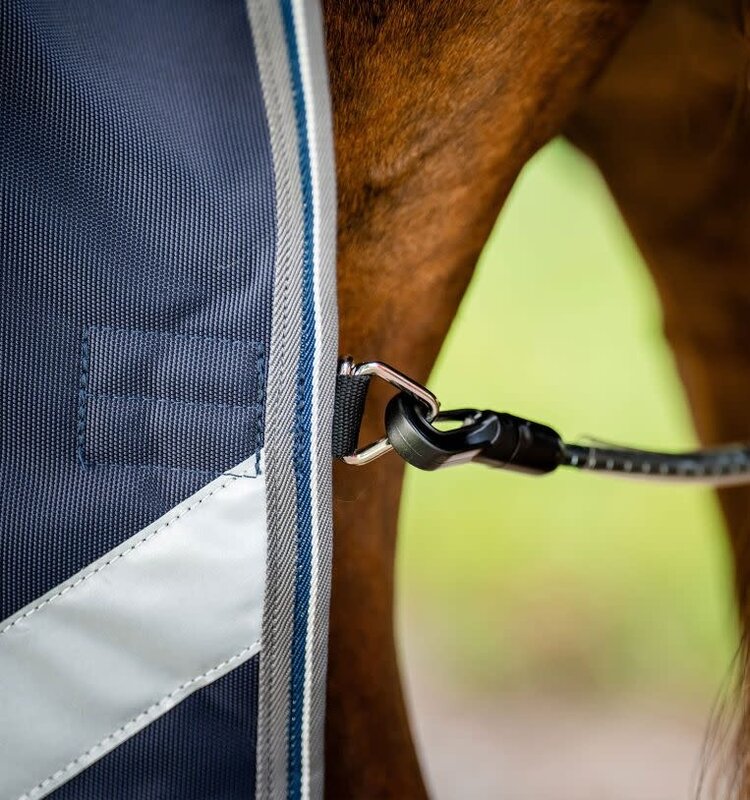 Horseware Rambo 1680D Plus Turnout Navy Grey