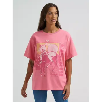 Wrangler Buckin Confetti Oversized Tee