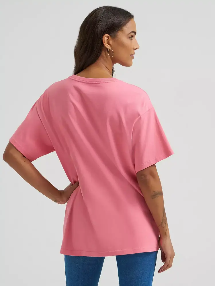 Wrangler Buckin Confetti Oversized Tee