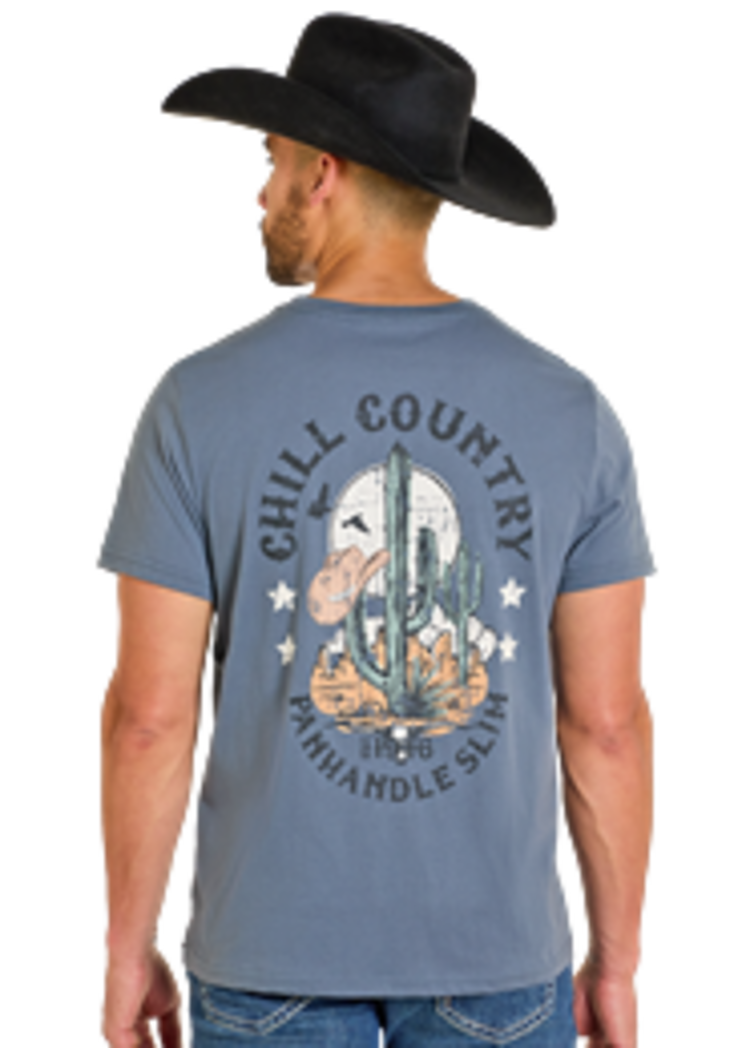 Panhandle Western Wear Chill Country Tee Indigo
