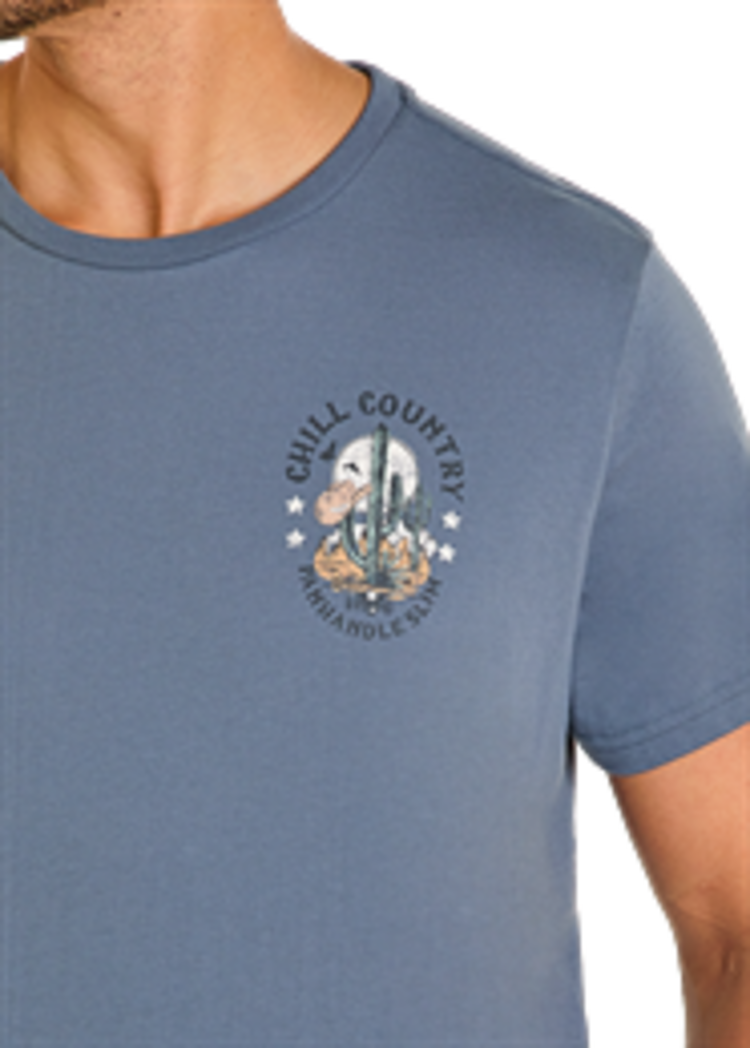 Panhandle Western Wear Chill Country Tee Indigo