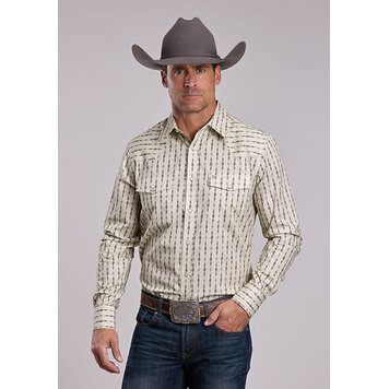 Stetson Southwest Stripe Two Pocket Cream