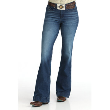 Cruel Denim Mila Moderate Rise Trouser Dark Stone