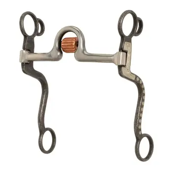 Weaver Leather S Shank 5" Sweet Iron Port Copper Cricket