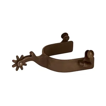 Weaver Leather Mens Plain Rowel Antiqued Spur