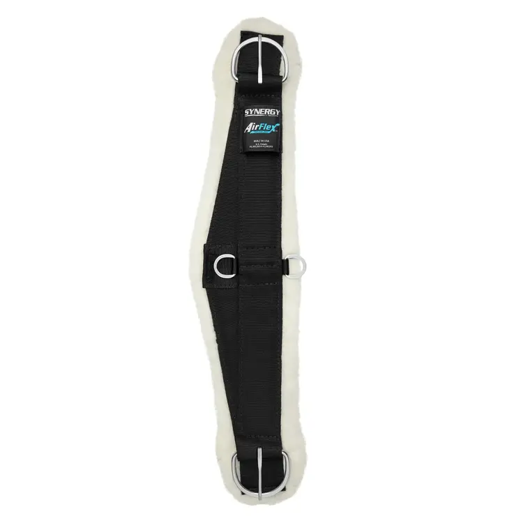 Weaver Leather AirFlex Roper Cinch With Merino Wool Fleece Liner Flat Buckle