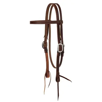 Weaver Leather STS Ranch Harness Leather Browband Ranger 3/4"