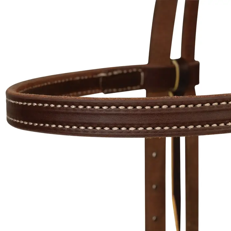 Weaver Leather STS Ranch Harness Leather Browband Ranger 3/4"