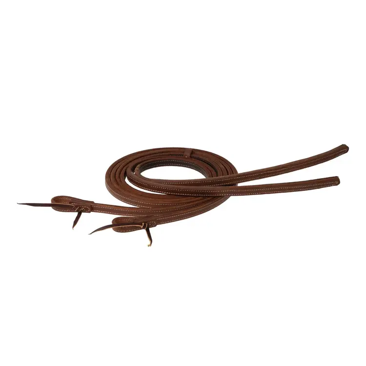 Weaver Leather Doubled And Stitched Weighted Tail Split Reins 5/8” x 8’