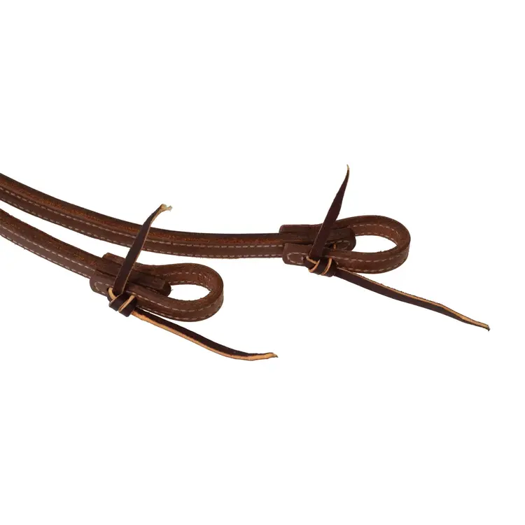 Weaver Leather Doubled And Stitched Weighted Tail Split Reins 5/8” x 8’