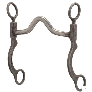 Weaver Leather Pro Series 5" Sweet Iron Port Bit Buffed Black